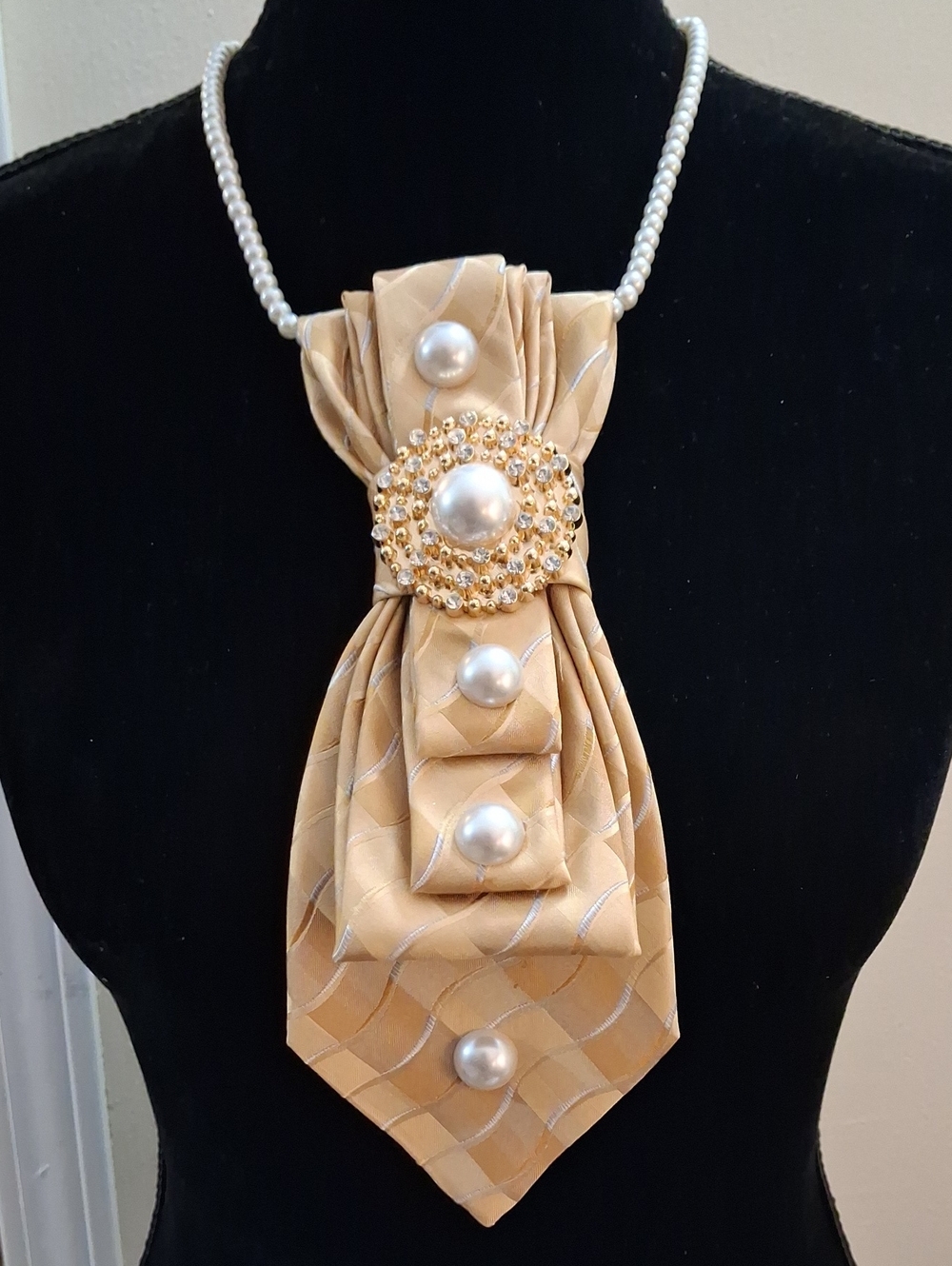 Palatina Upcycled Necktie Necklace